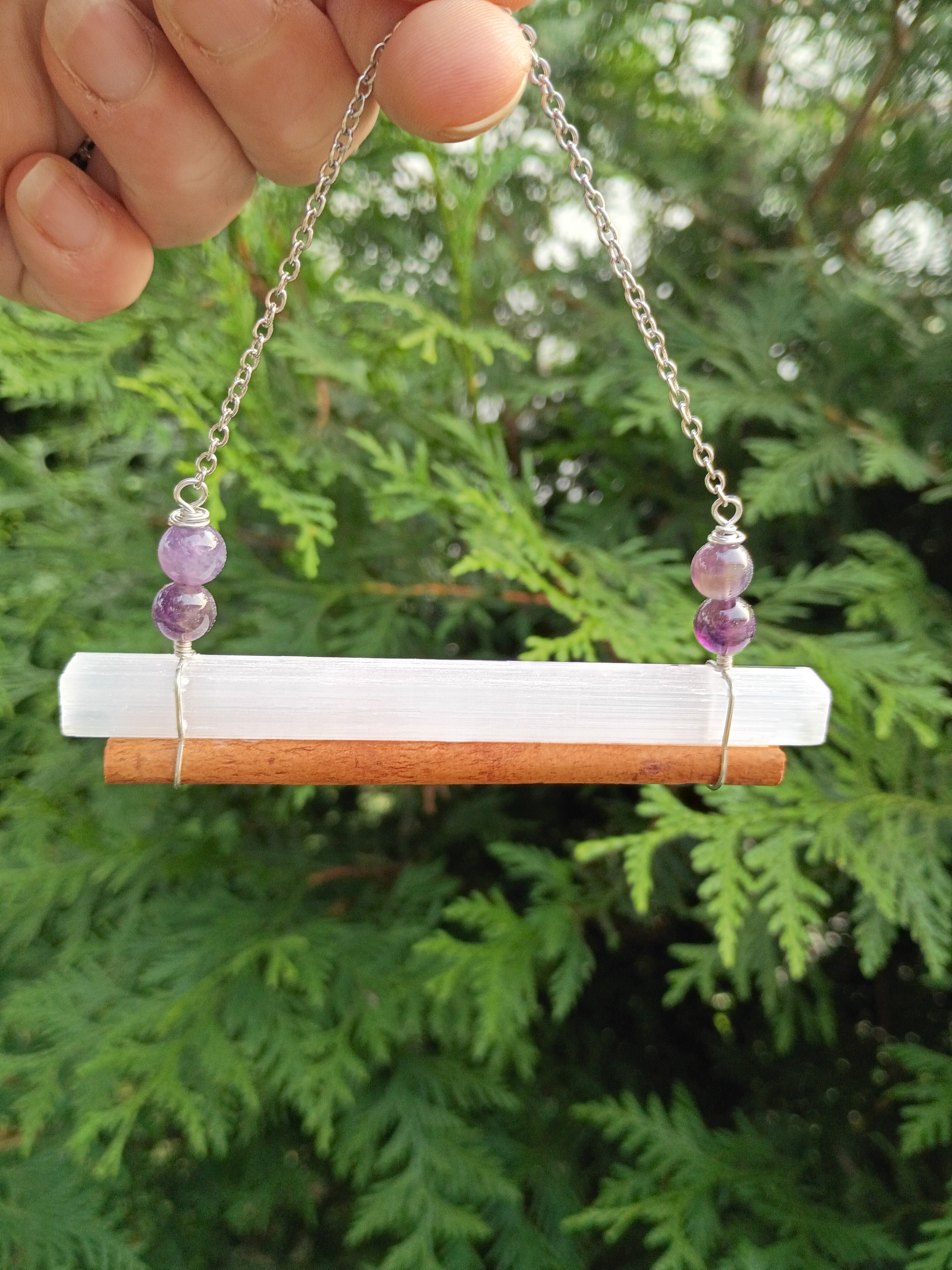 Entryway Energy Charms | Cinnamon &amp; Selenite