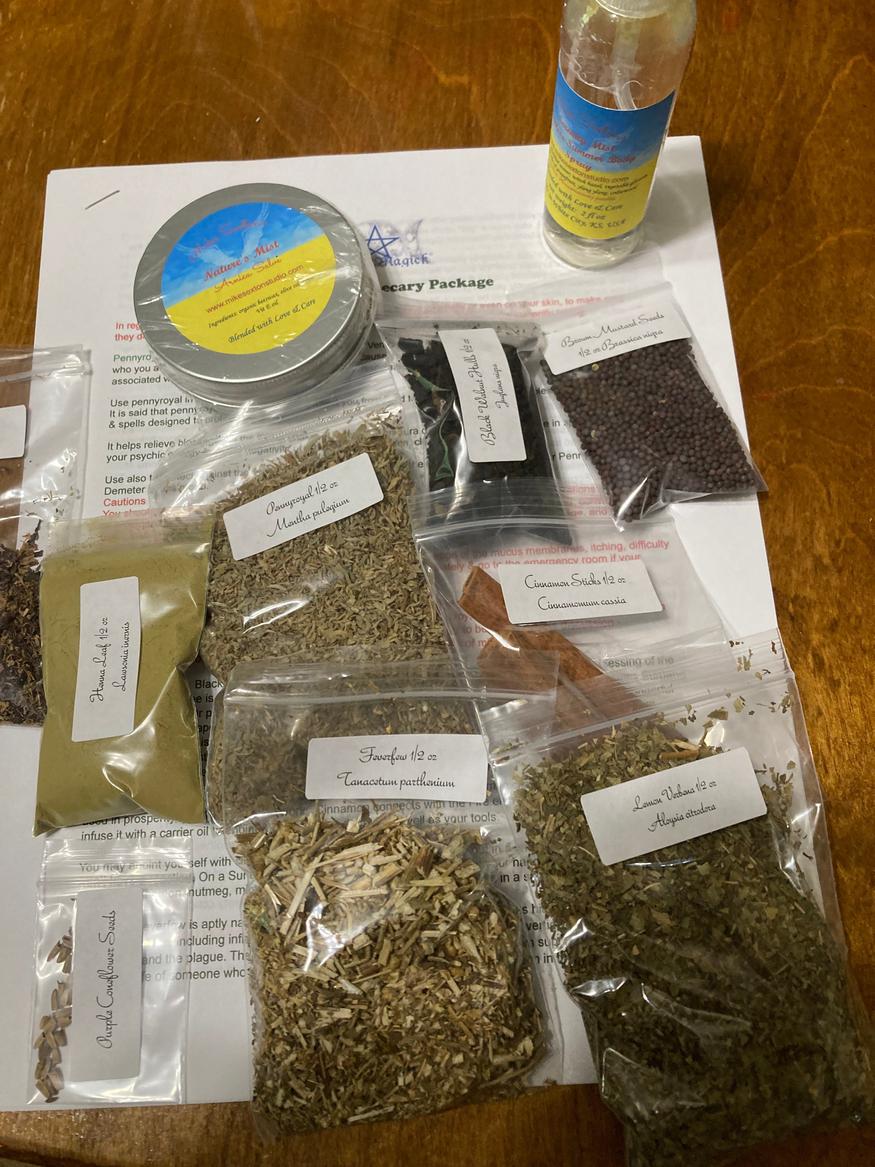 Monthly Apothecary Package- 2 Sizes