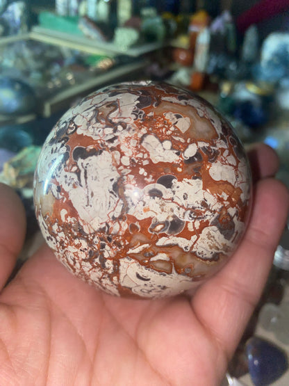 Money Agate Sphere