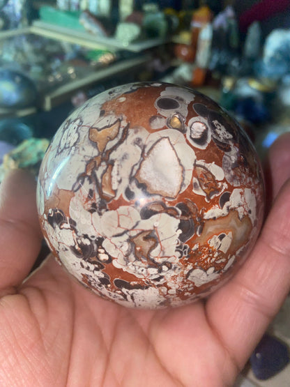 Money Agate Sphere