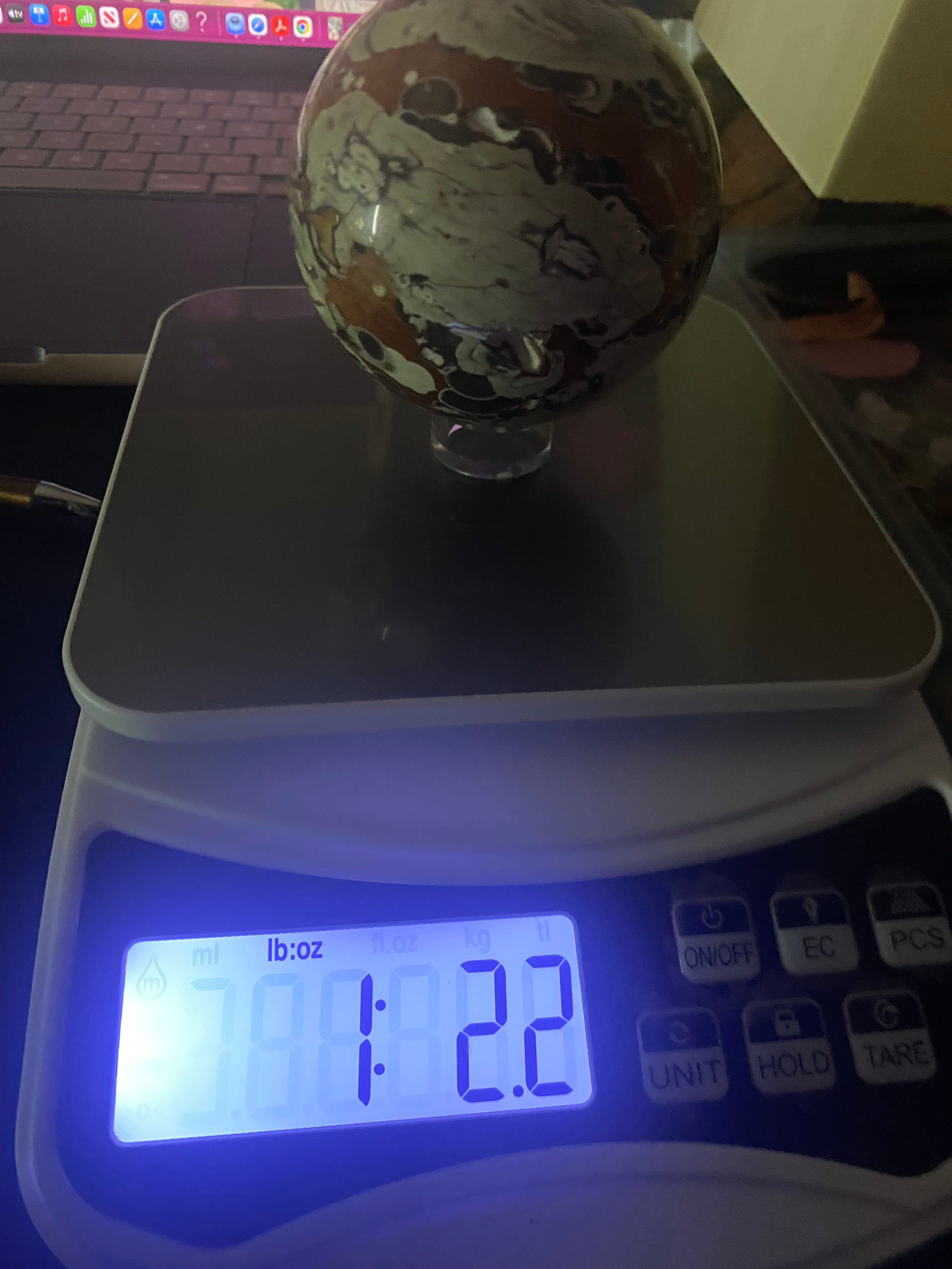 Money Agate Sphere