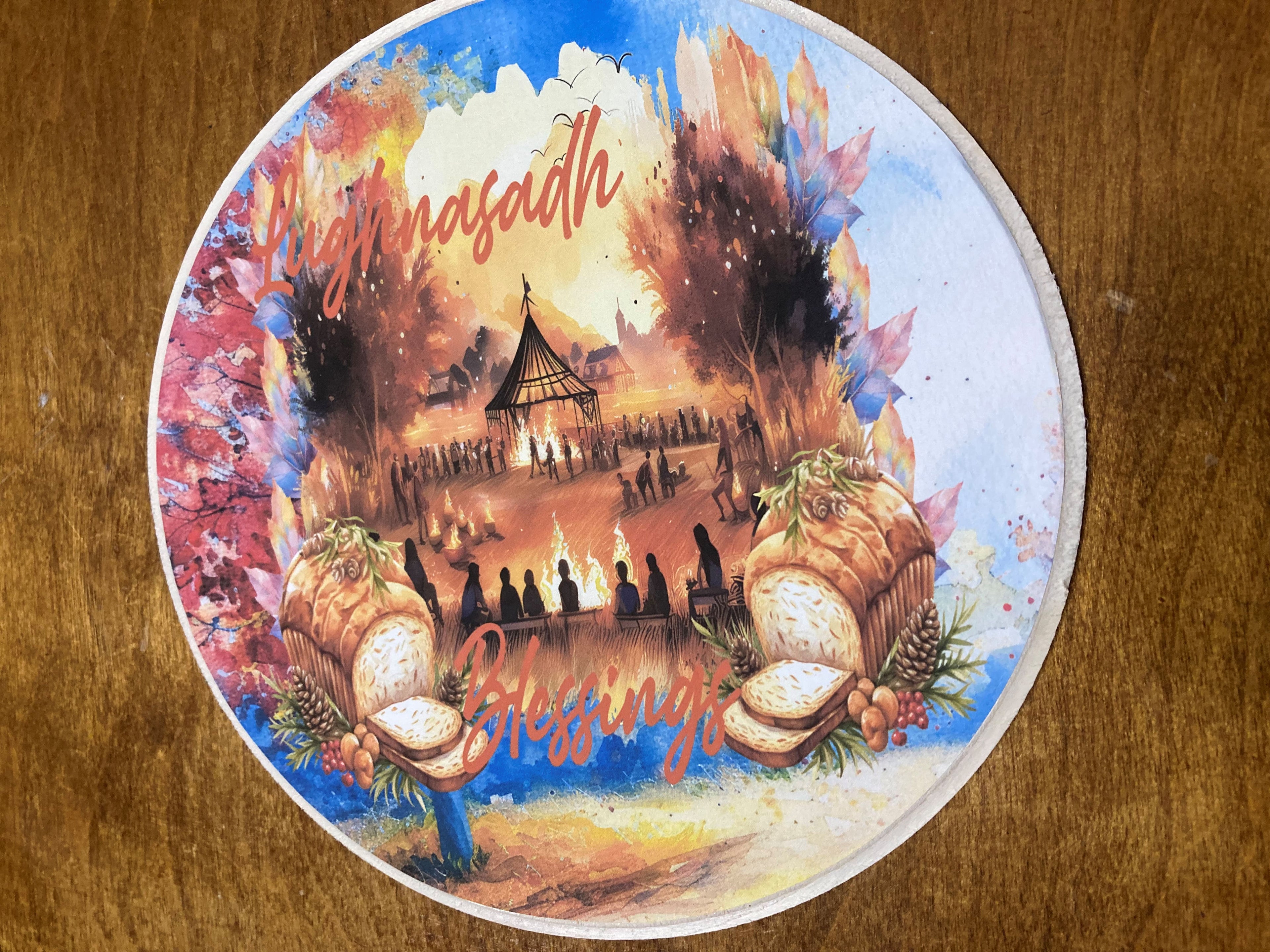 Handcrafted Lughnasadh/Lammas Sign