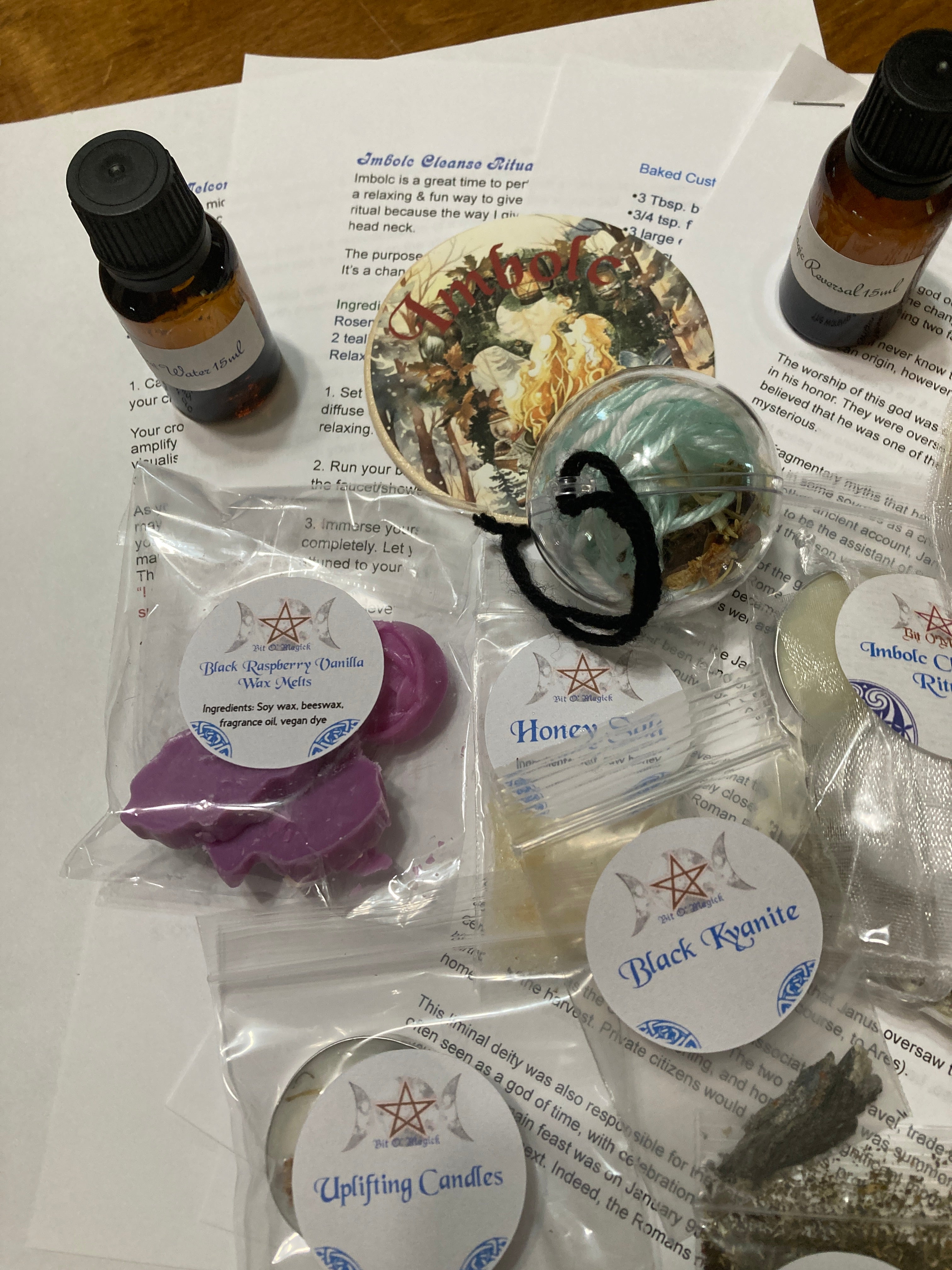 Small Monthly Wicca/Pagan Boxes Handcrafted