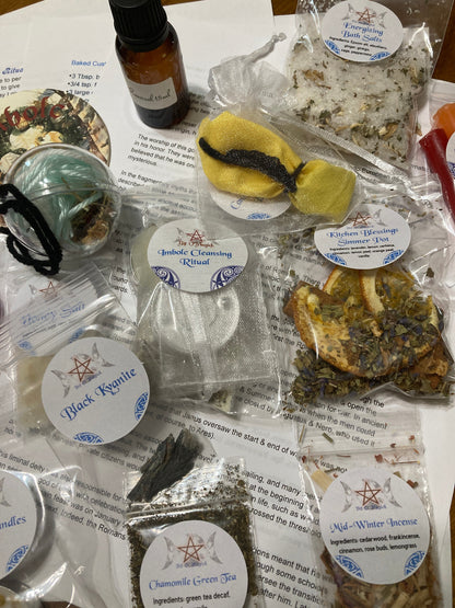 Small Monthly Wicca/Pagan Boxes Handcrafted