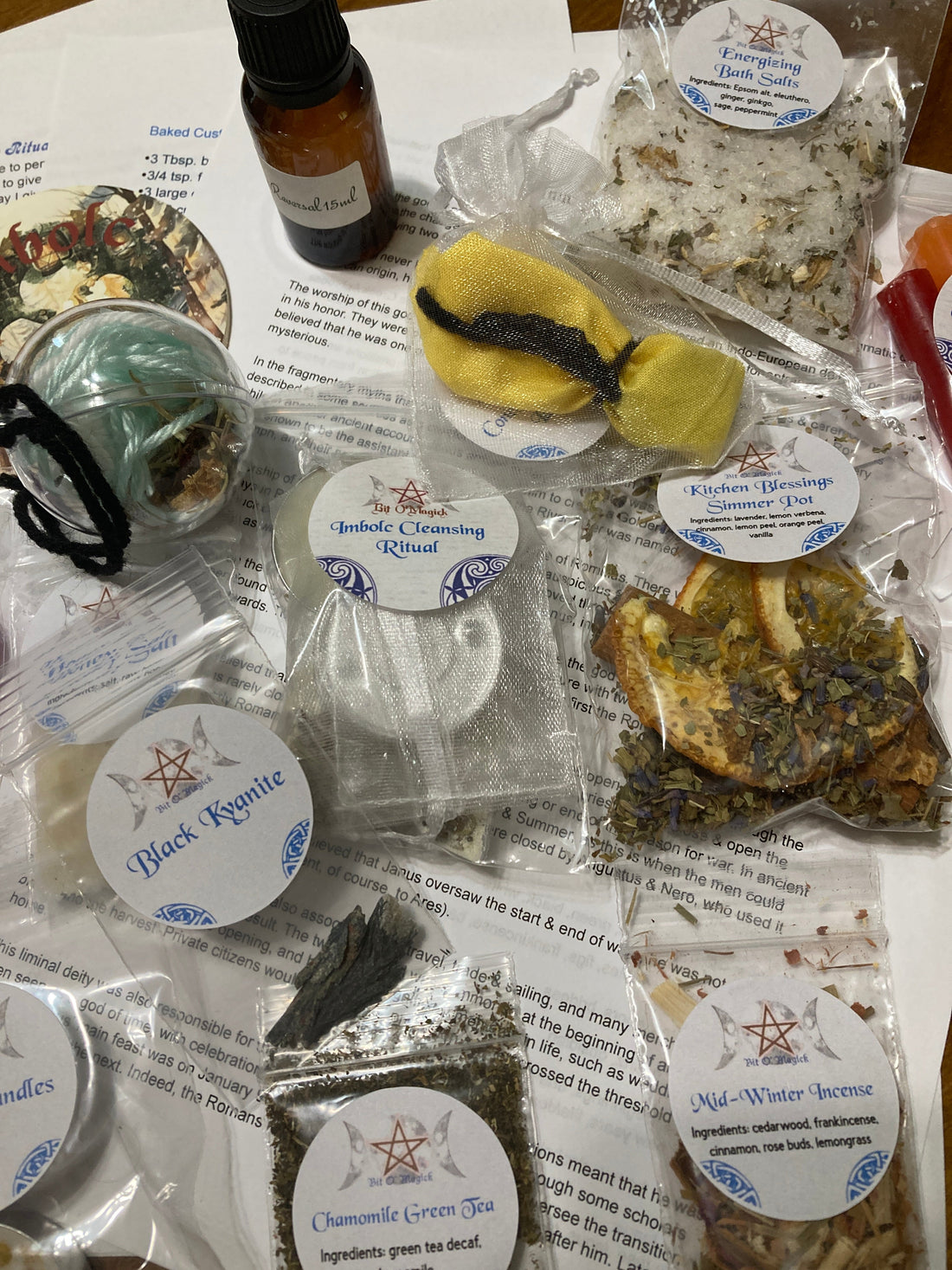 Handcrafted Large Monthly Wicca/Pagan Boxes