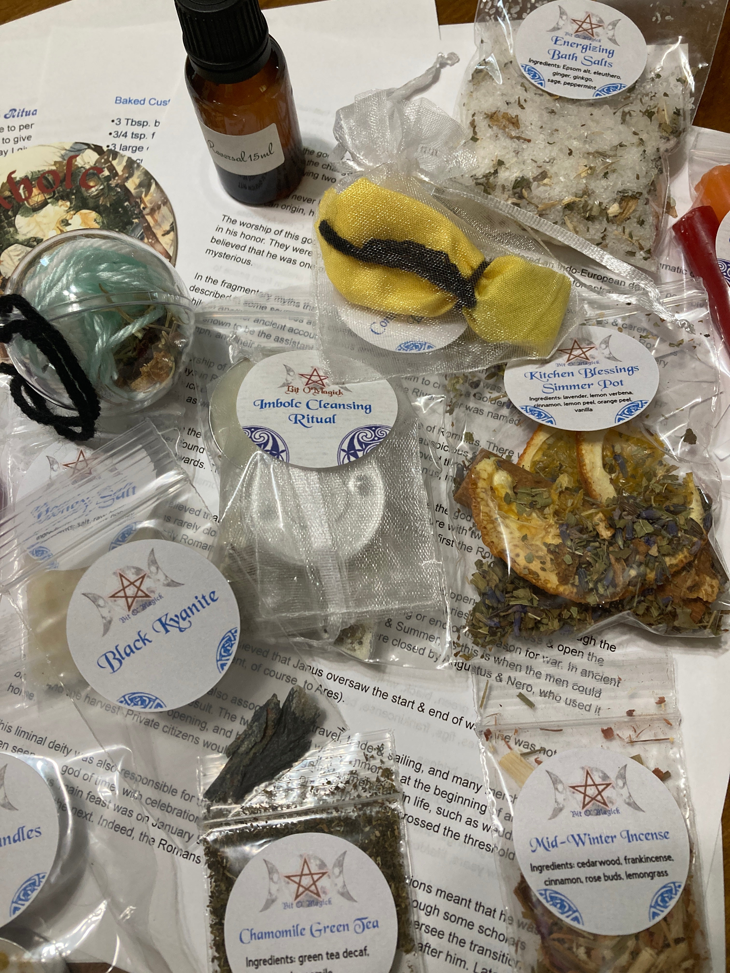 Handcrafted Large Monthly Wicca/Pagan Boxes