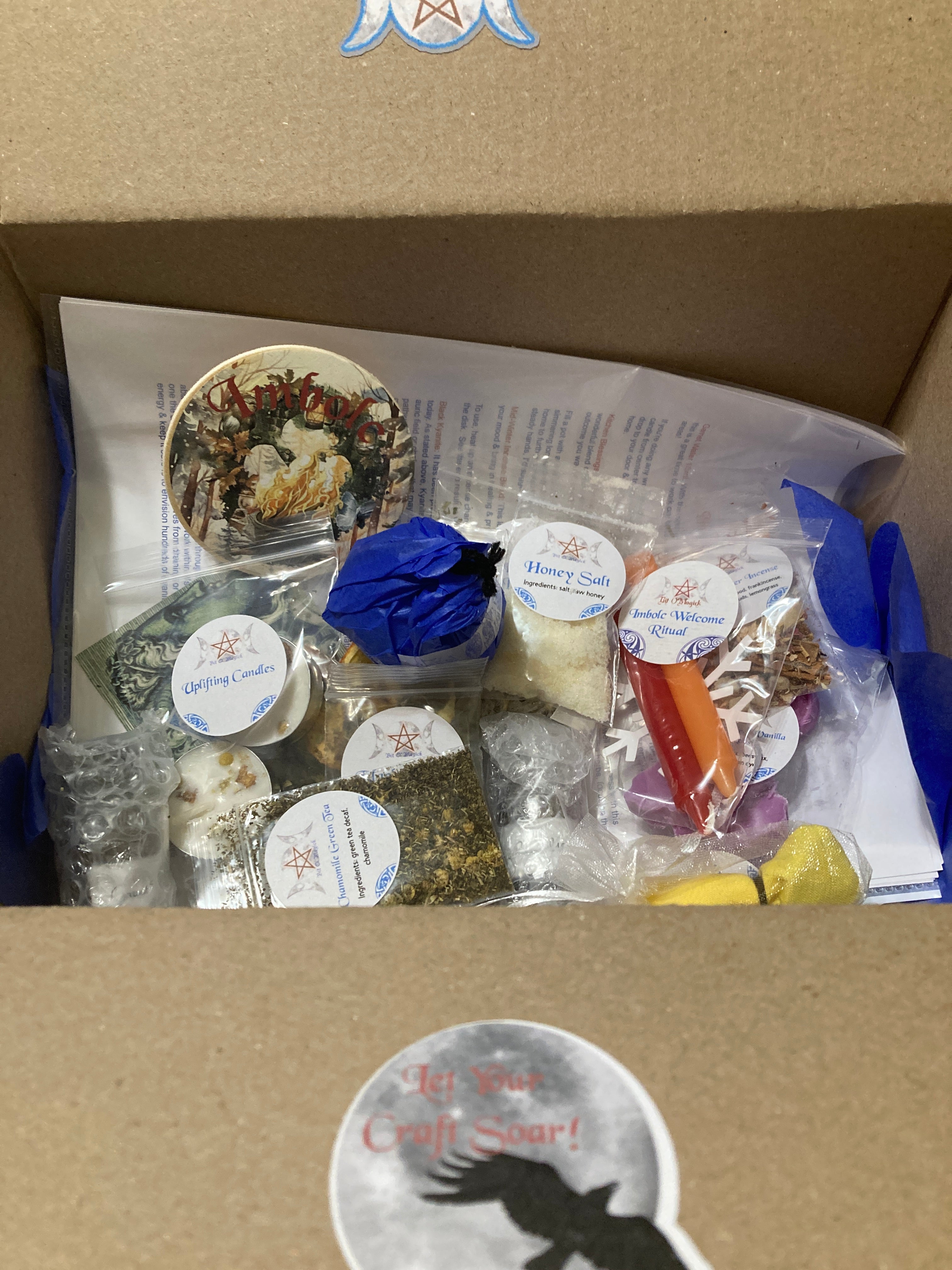 Handcrafted Large Monthly Wicca/Pagan Boxes