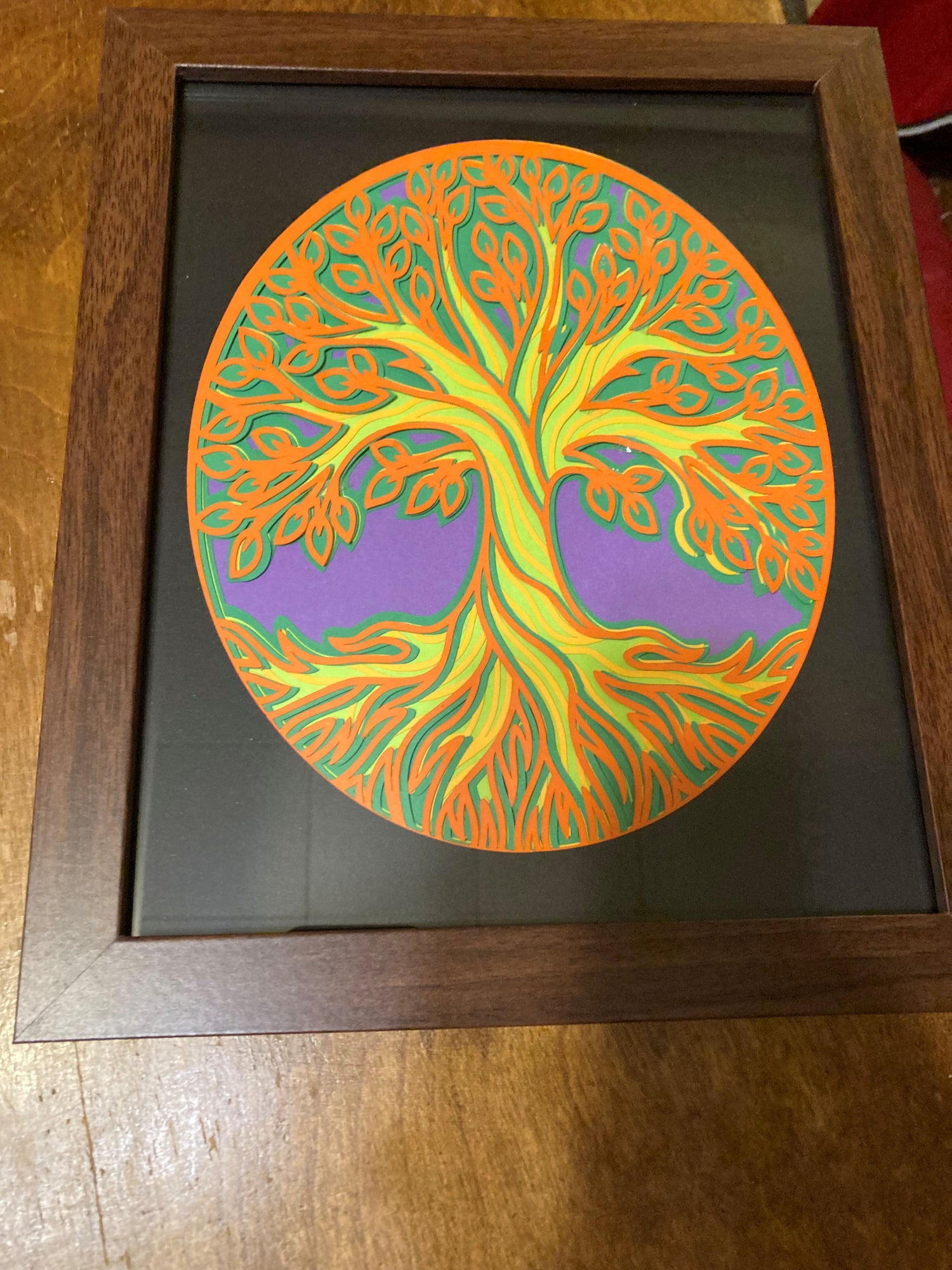 Handcrafted Celtic Tree of Life Picture &amp; Frame