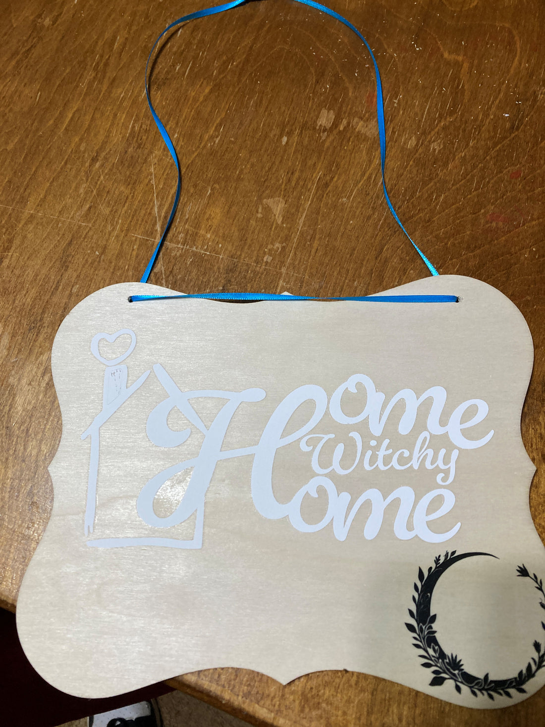 Handcrafted Home Witchy Home Sign