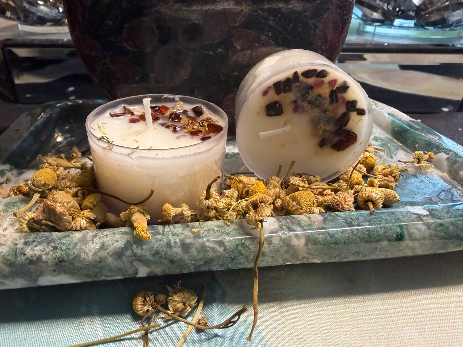 🌿🕯️ Grounding Intention Candles 🕯️🌿