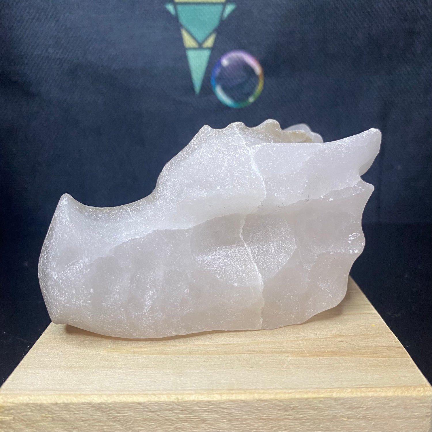Quartz Dragon Head Carving