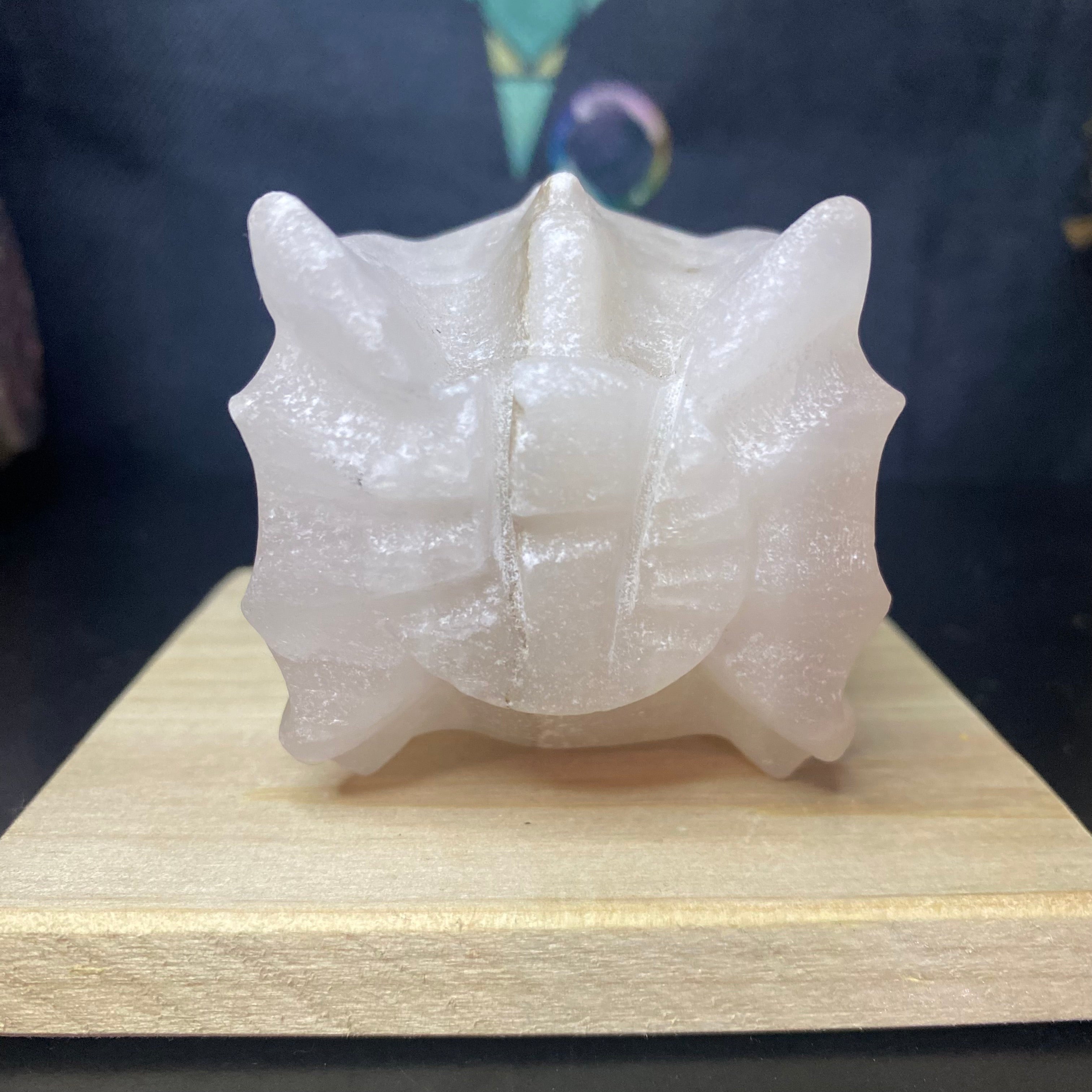 Quartz Dragon Head Carving