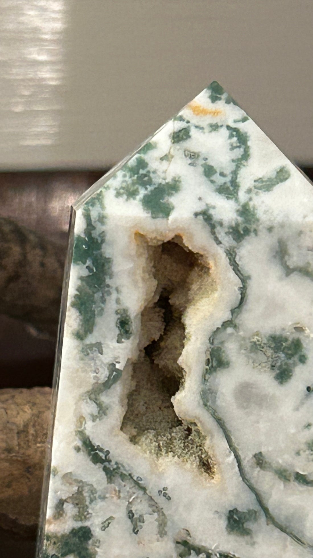 Tree Agate Obelisk