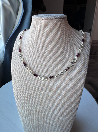 Red Garnet Necklace