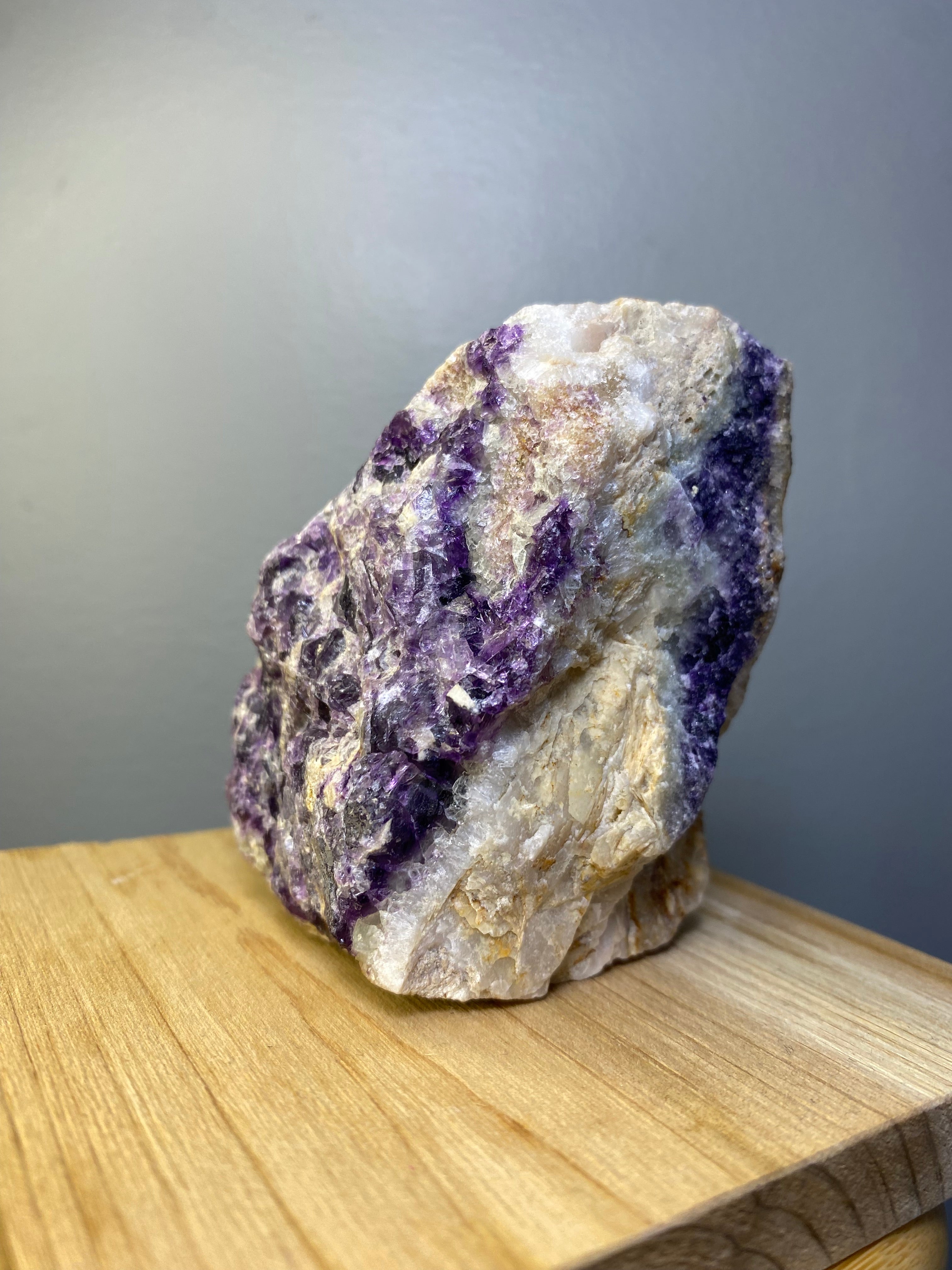Raw Purple Fluorite