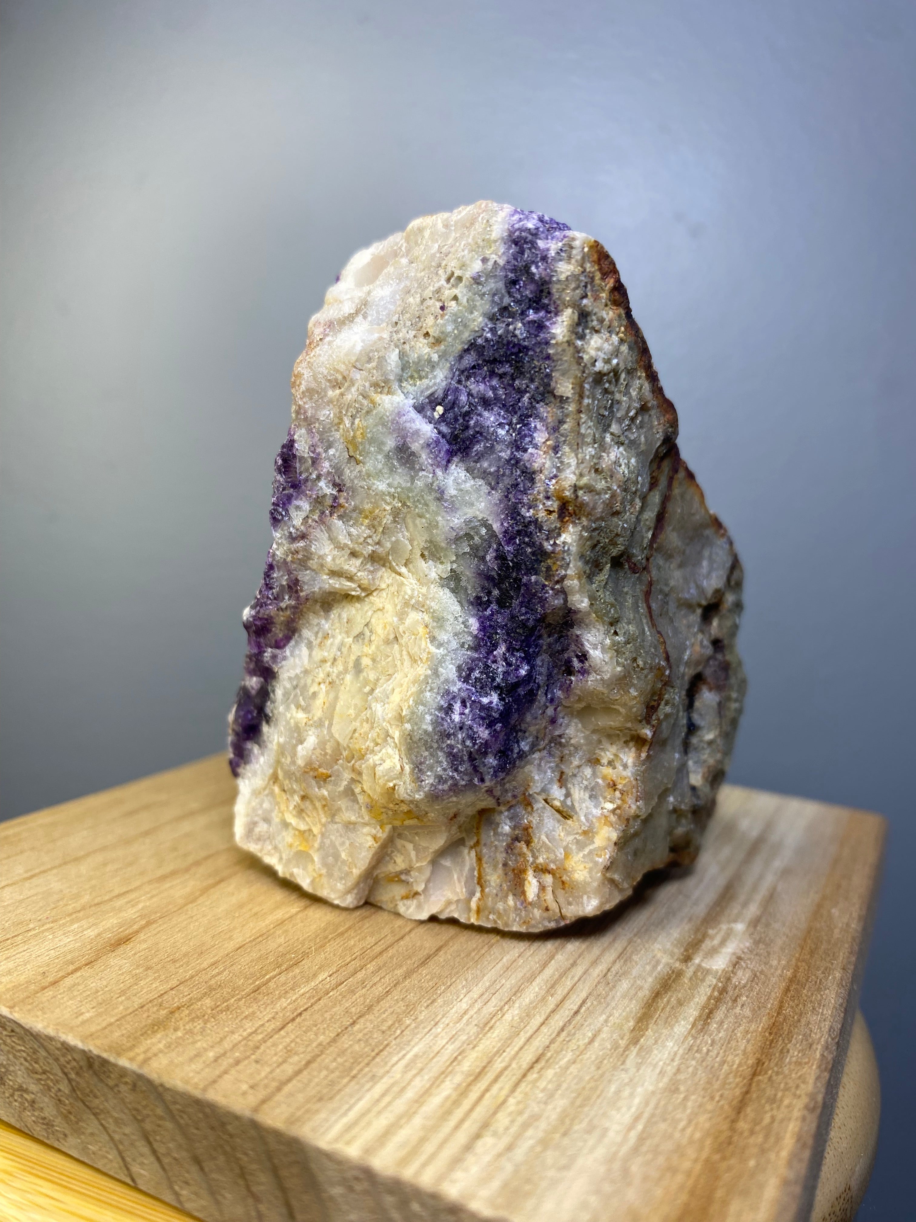 Raw Purple Fluorite