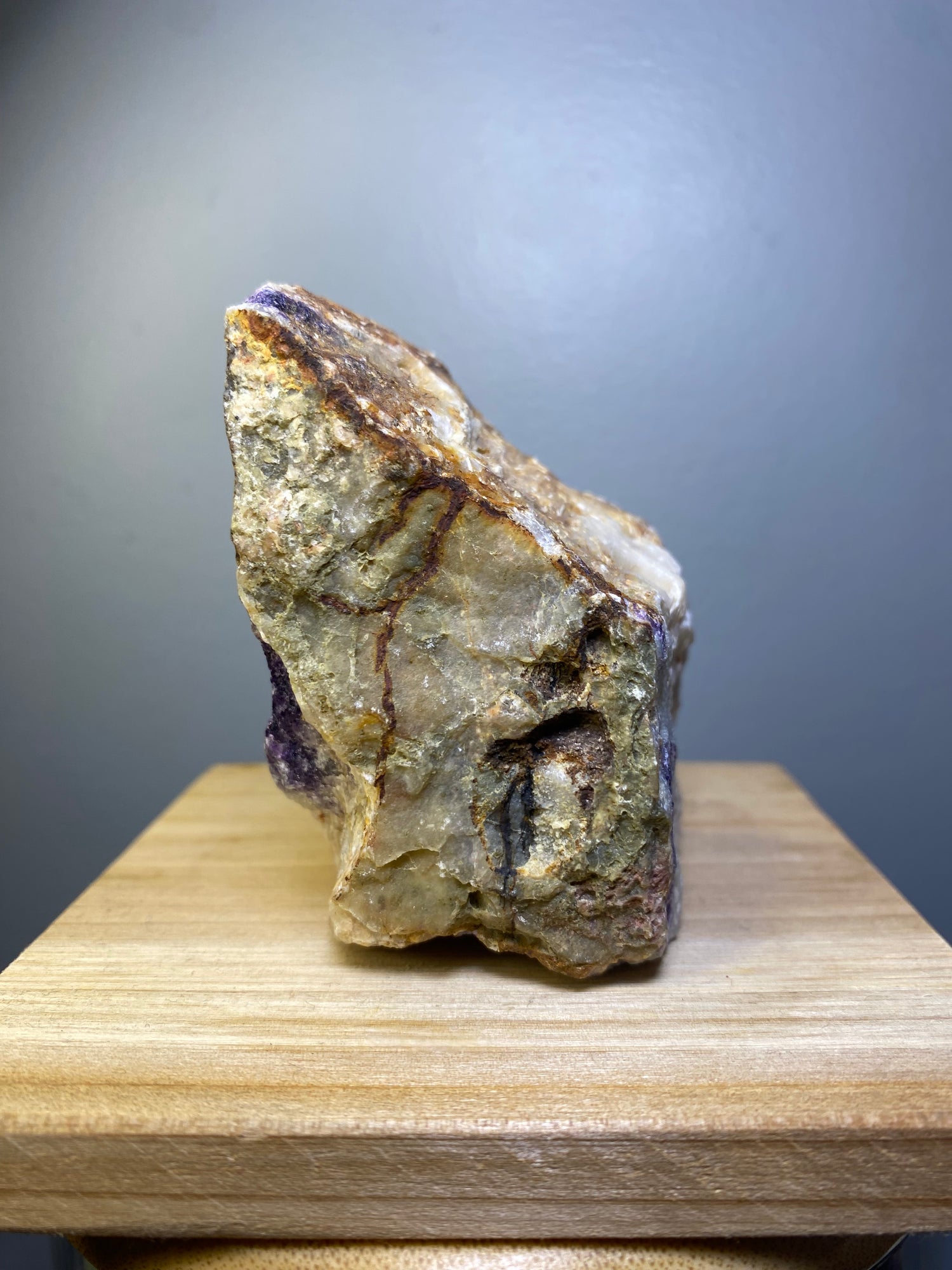 Raw Purple Fluorite