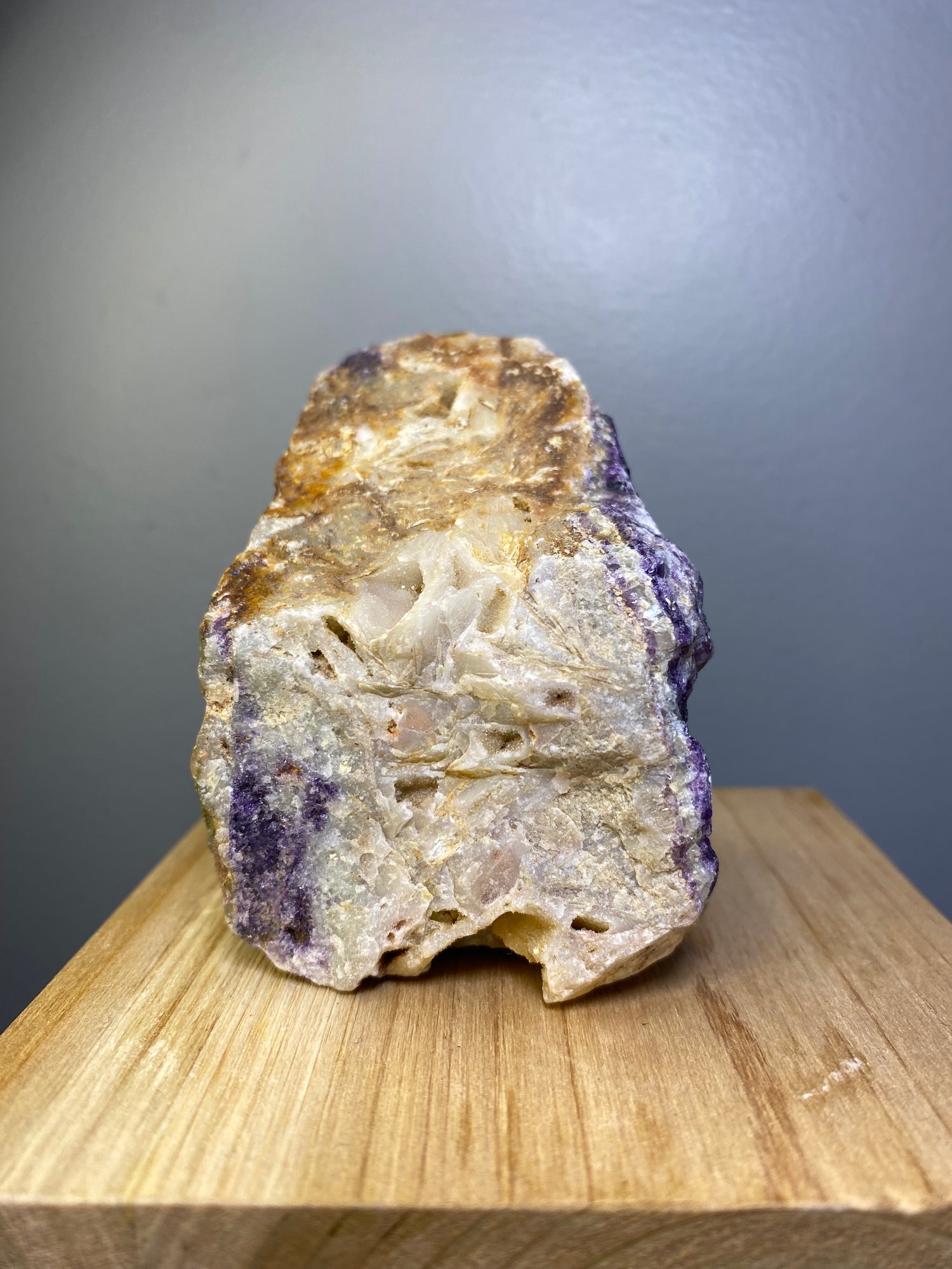 Raw Purple Fluorite