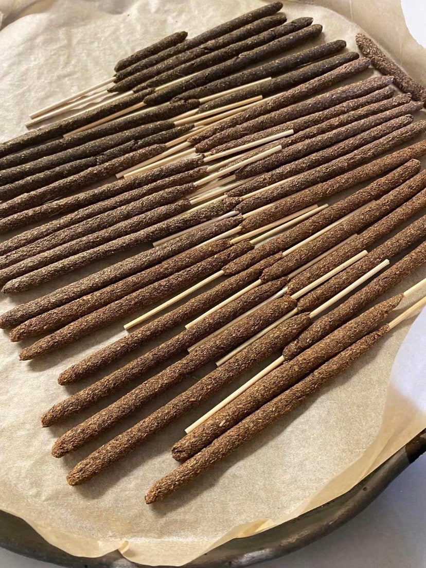Handrolled incense sticks all natural