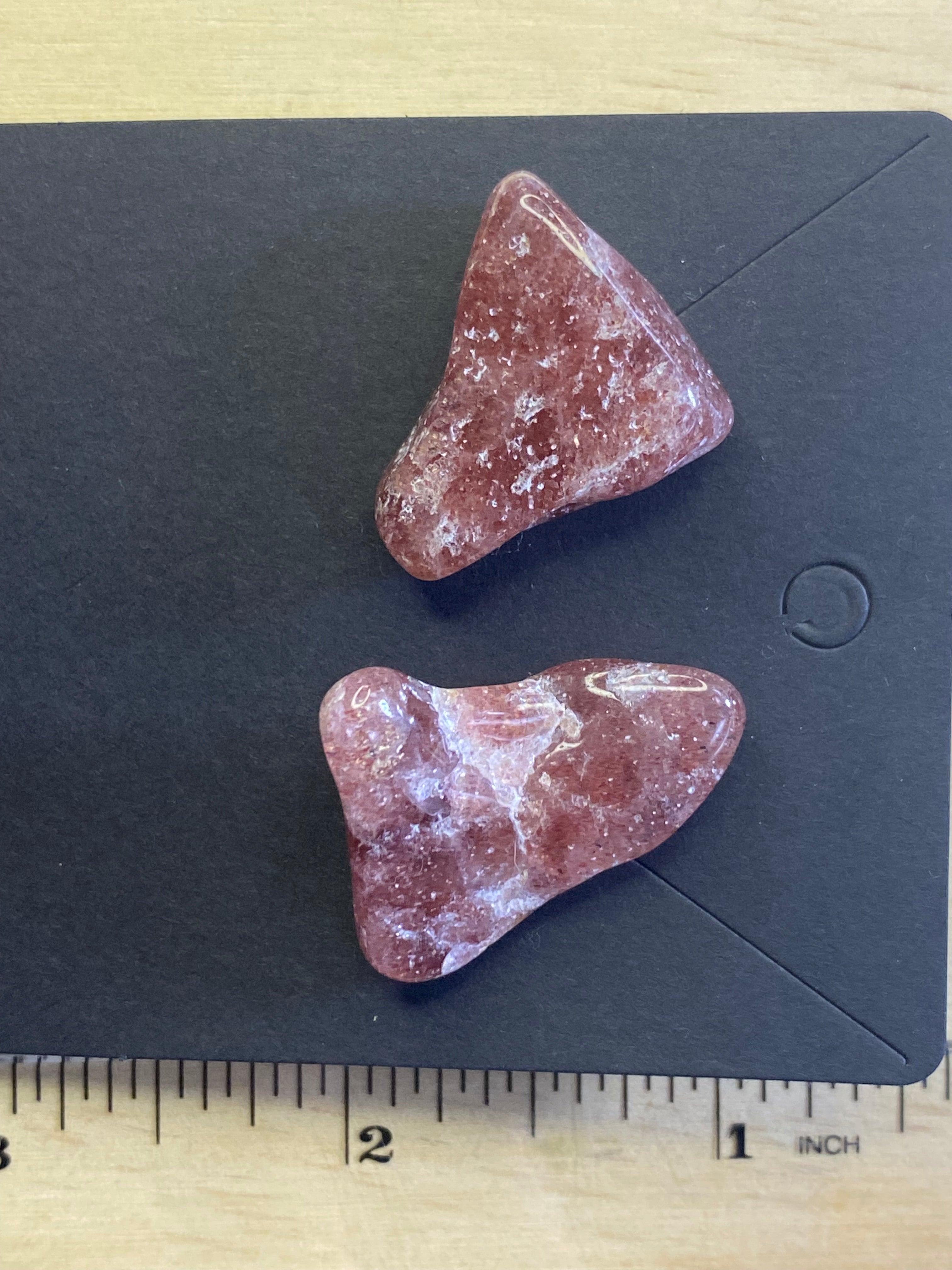 Strawberry Quarts Studs