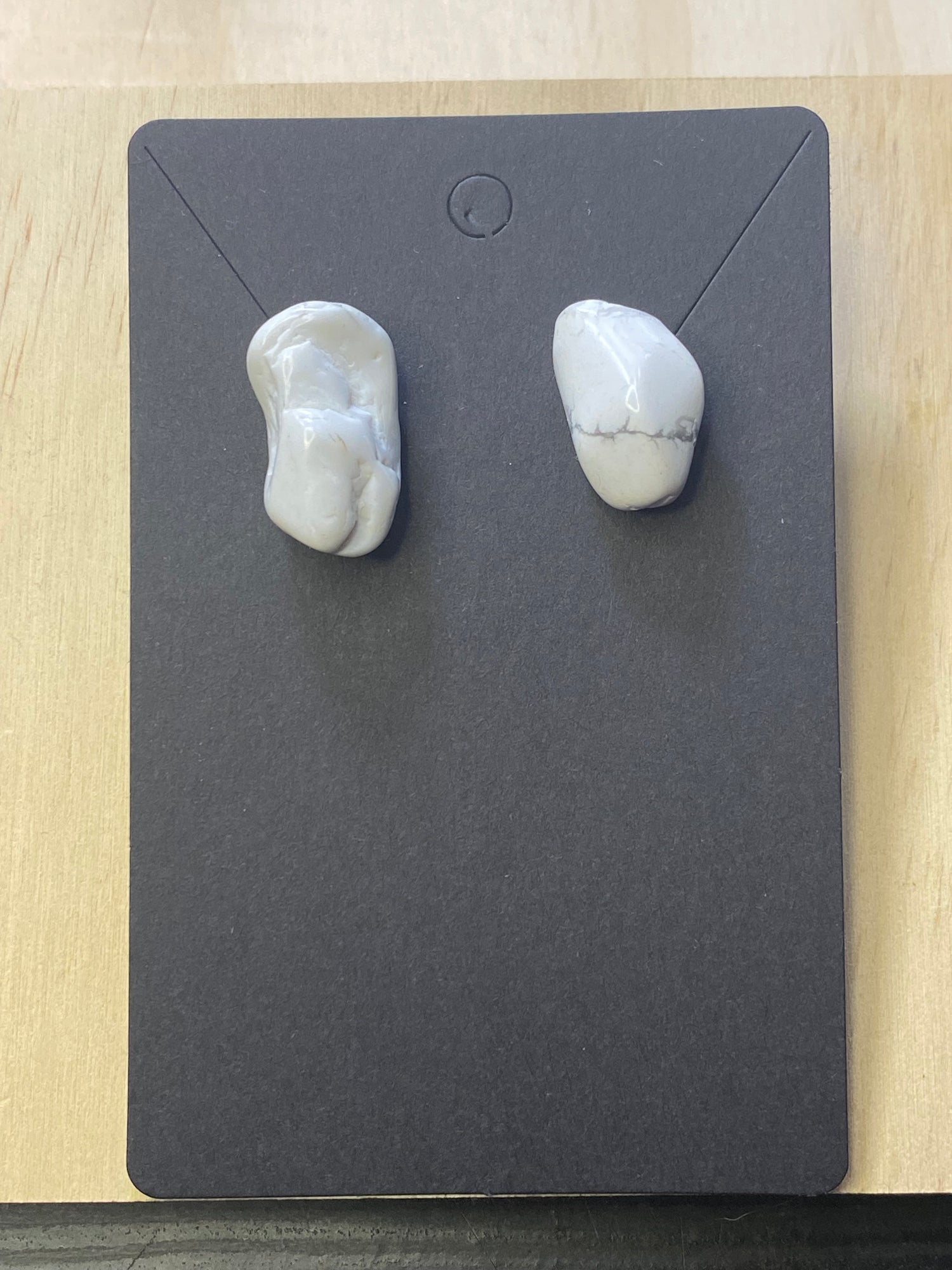 Howlite Studs