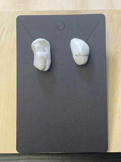 Howlite Studs