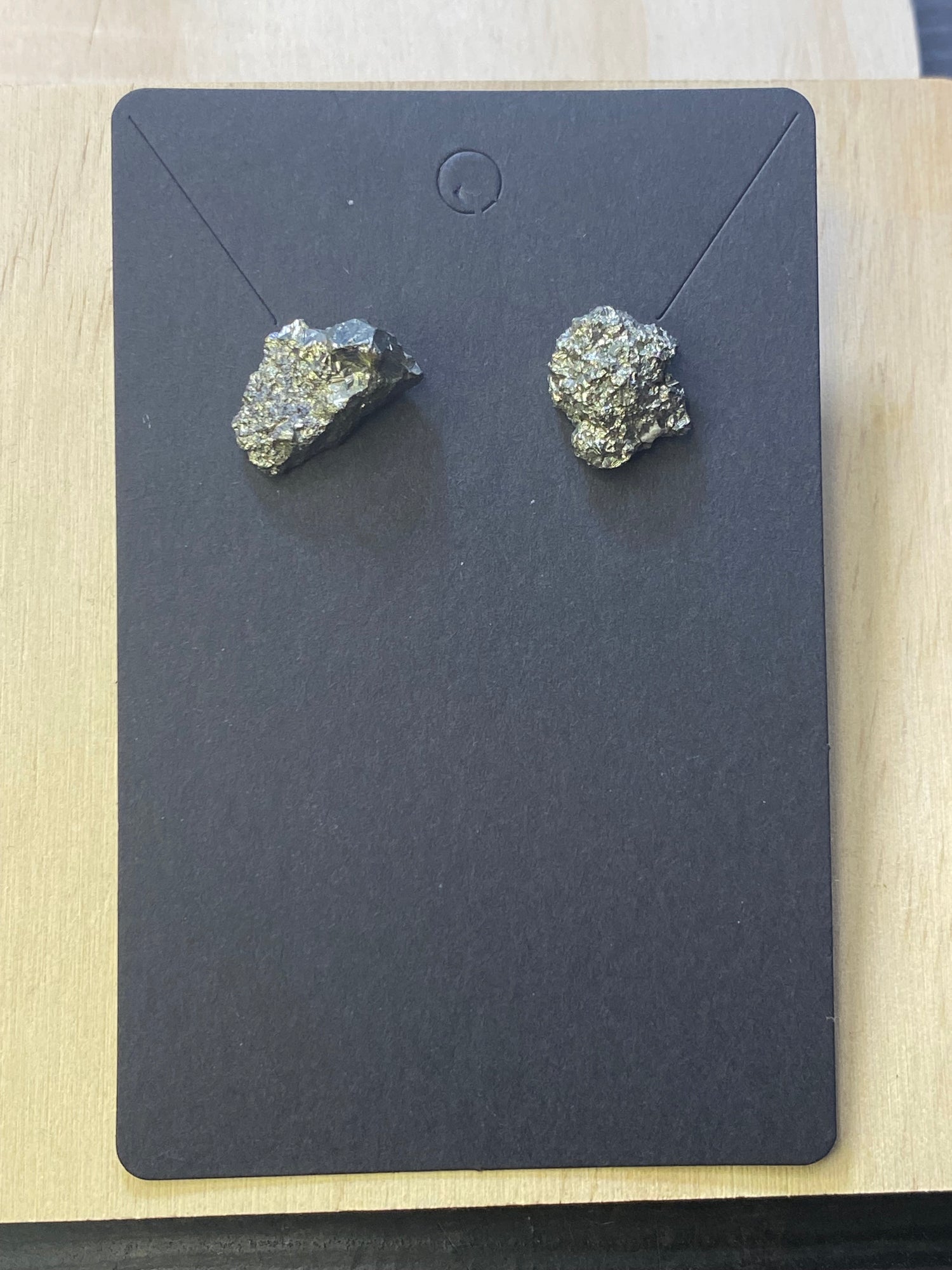 Pyrite Stud Earrings