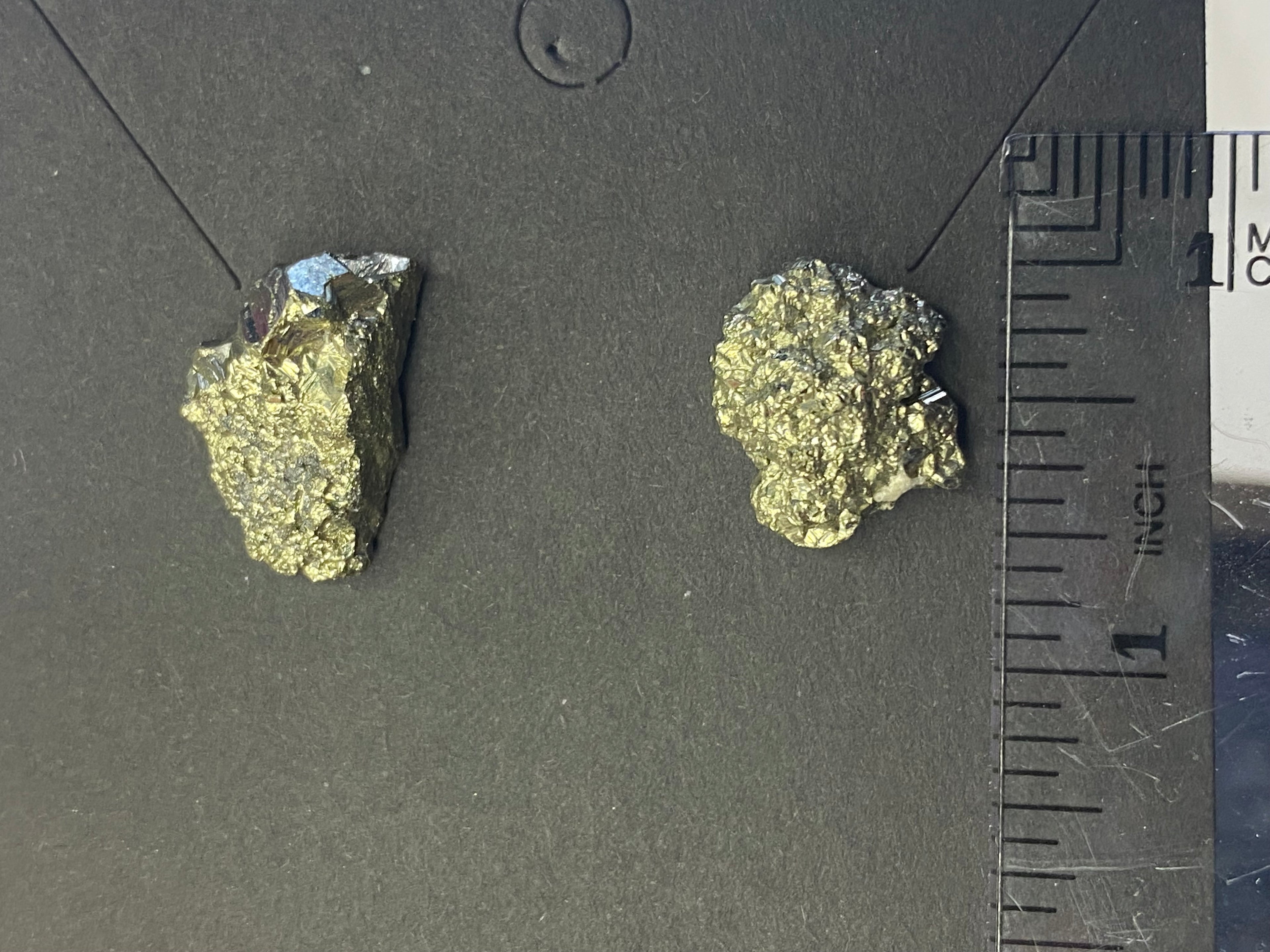 Pyrite Stud Earrings