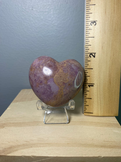 Purple Jade Heart