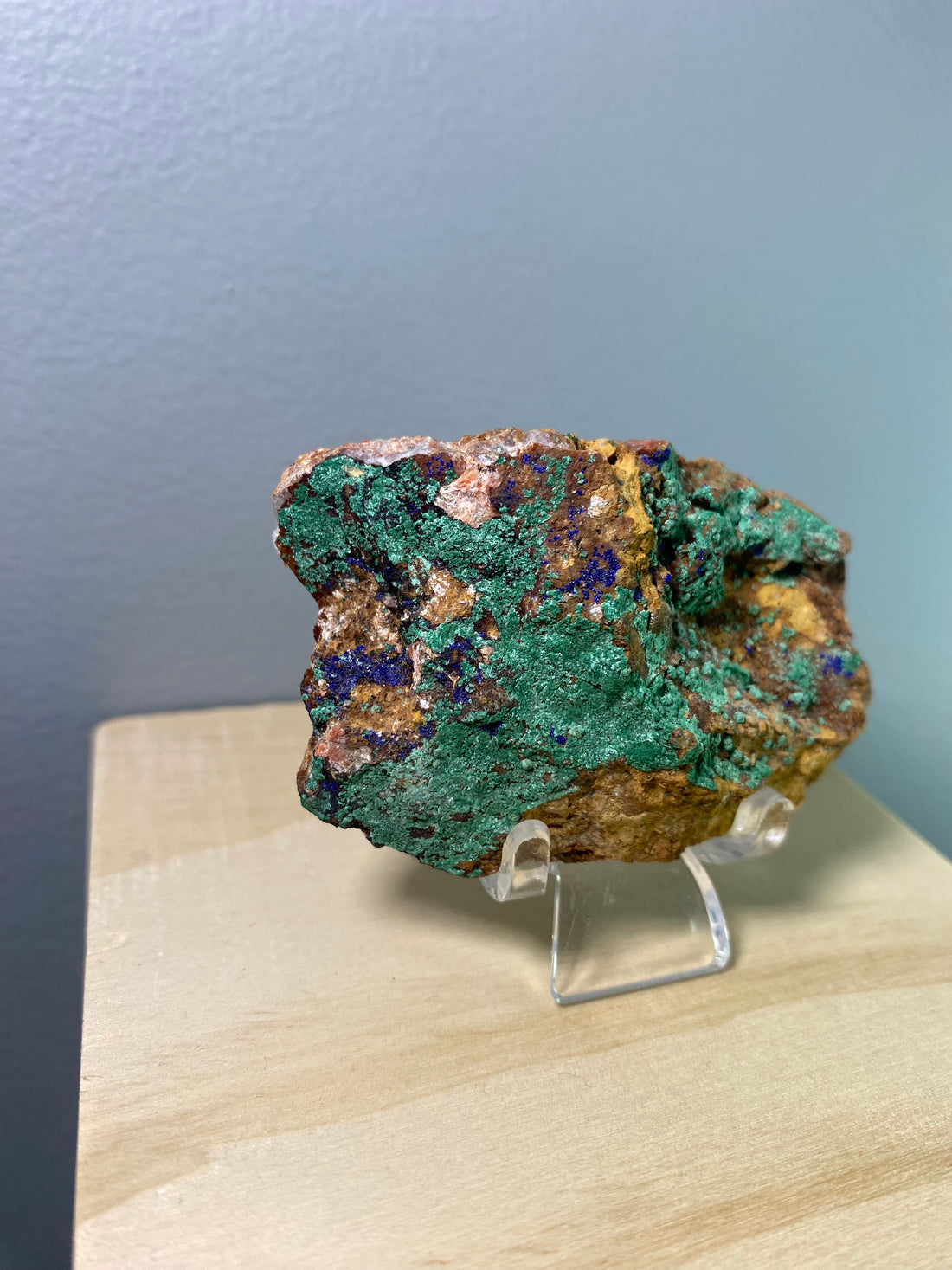 Azurite X Malachite Specimen