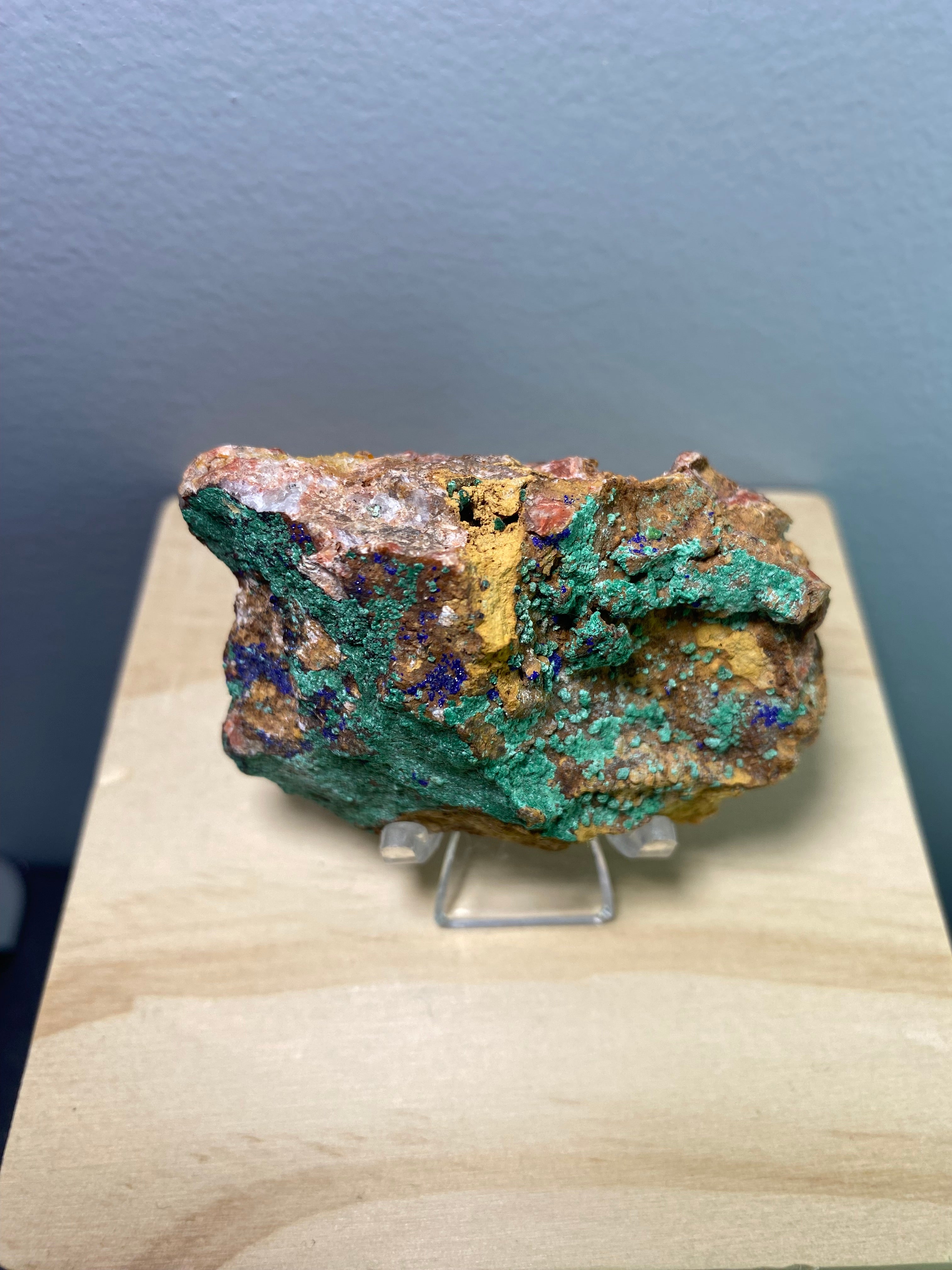 Azurite X Malachite Specimen