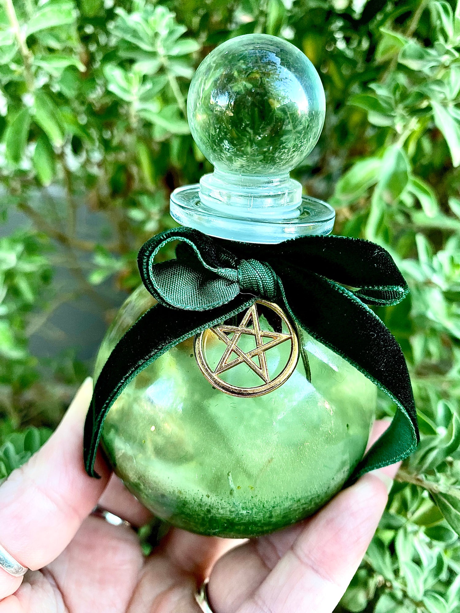 Abundance oil potion spell bottle