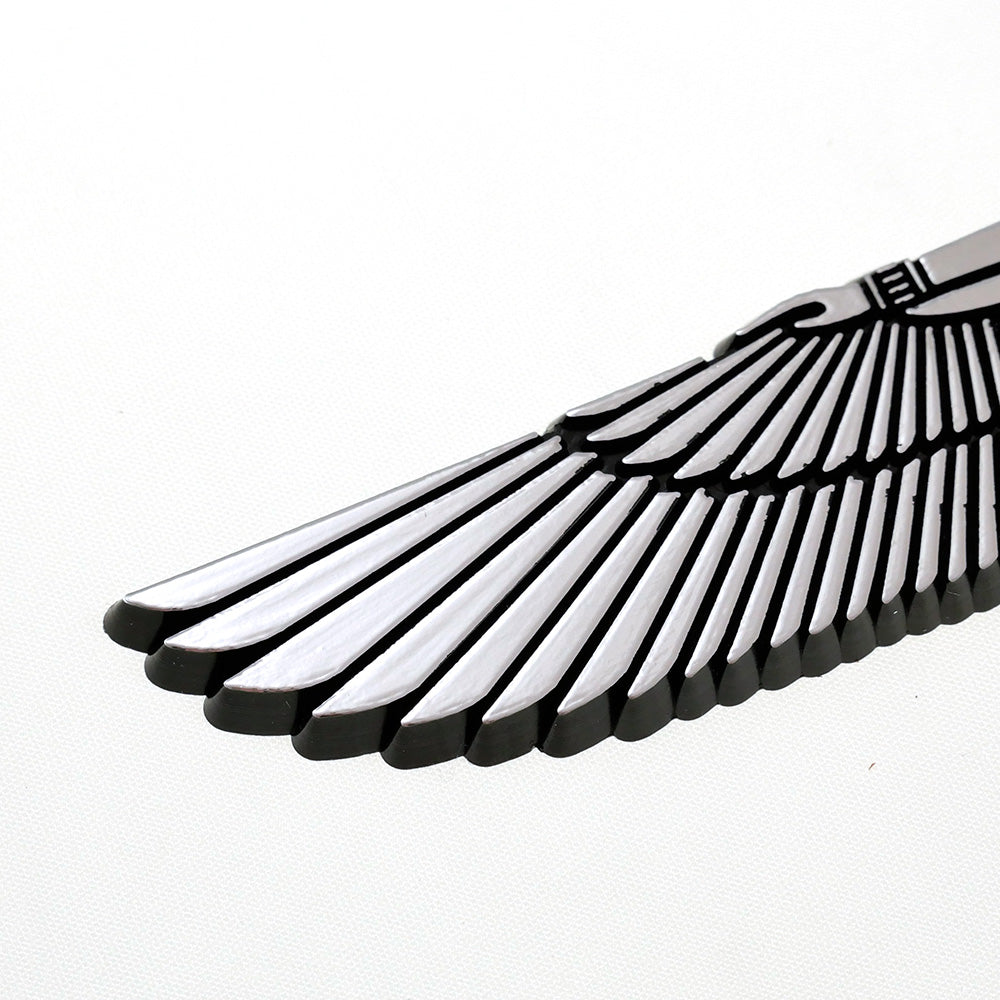 Winged Isis Goddess 3D Chrome-plated Emblem/Talisman