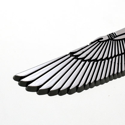 Winged Isis Goddess 3D Chrome-plated Emblem/Talisman