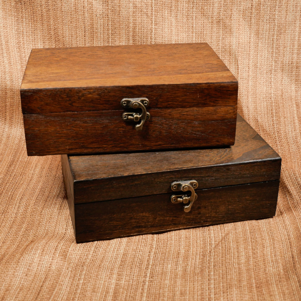 8.5" Isis Goddess Keepsake Box – Wooden Box with Winged Isis Mirror-Finish Emblem – Spiritual Gift, Egyptian-Inspired Decor