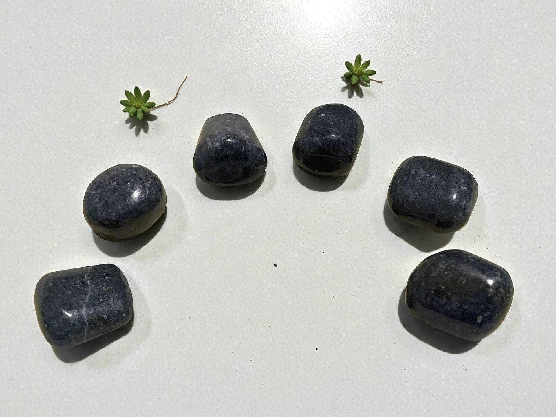 Kyanite tumbles