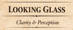 Looking Glass Beeswax Spell Candle - A Flame for Reflection, Perception, and Seeing Beyond Surface Appearances