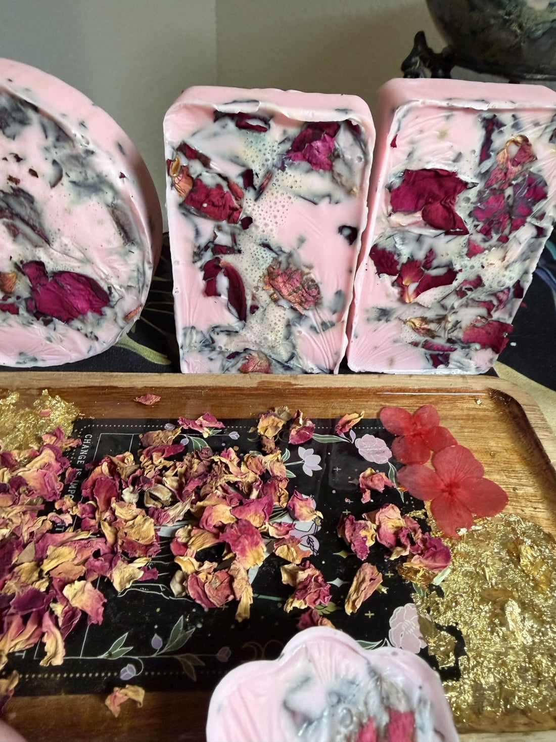 🔮 Love &amp; Attraction Crystal Ball Goat Milk Soap ✨