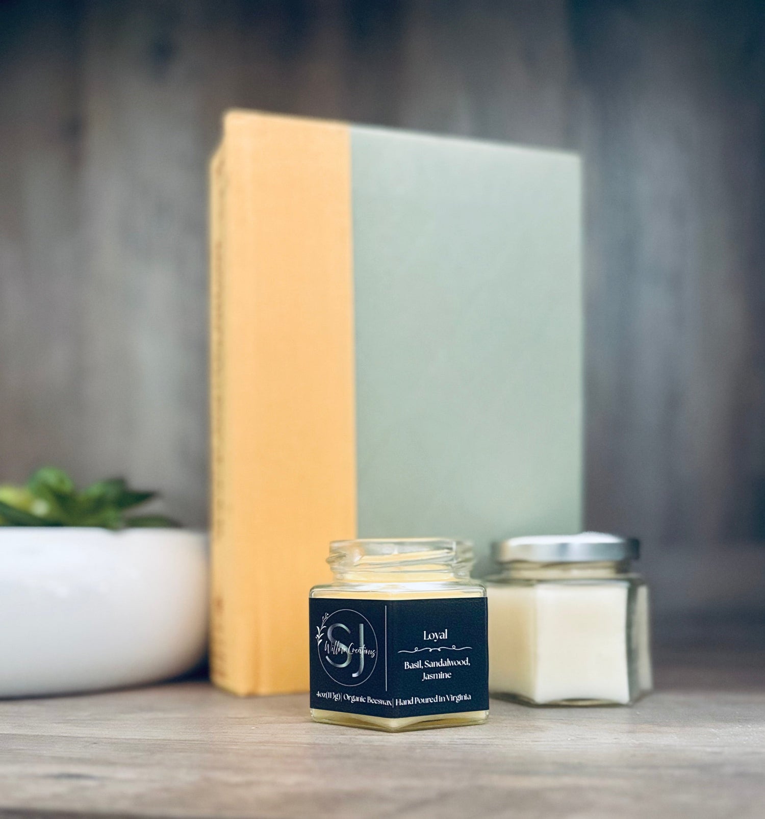 Alchemical Quarters Collection| Organic Beeswax Candles