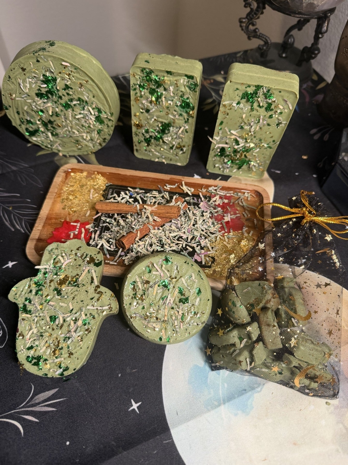 🔮 Money Manifestation Crystal Ball Goat Milk Soap ✨
