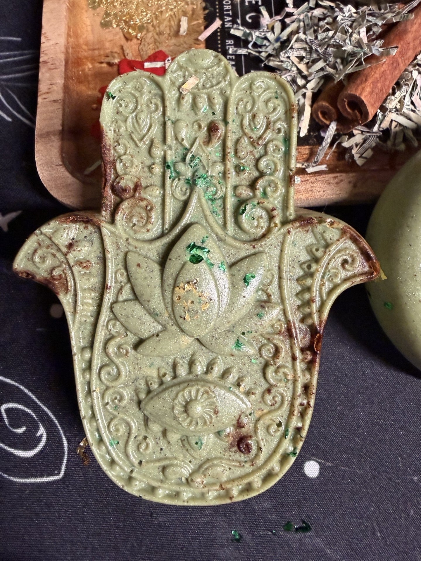 🪬 Money Manifestation Hamsa Goat Milk Soap ✨