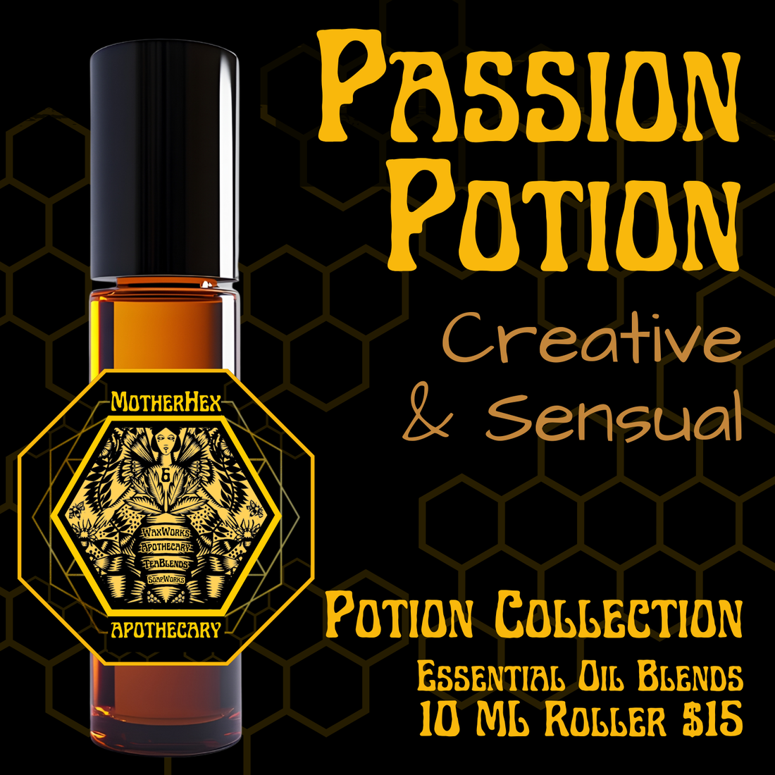 Essential Oil Potion Roll‑On Scents for Body &amp; Ritual