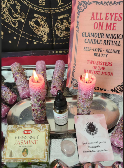 All Eyes On Me Glamour Ritual Kit for Radiance &amp; Confidence - Crafted for Attention, Allure and Romantic Power