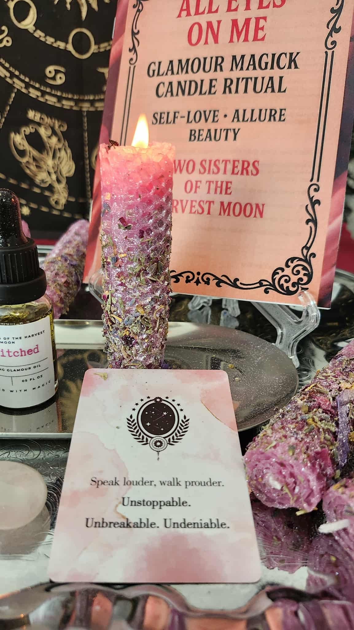 All Eyes On Me Glamour Ritual Kit for Radiance &amp; Confidence - Crafted for Attention, Allure and Romantic Power