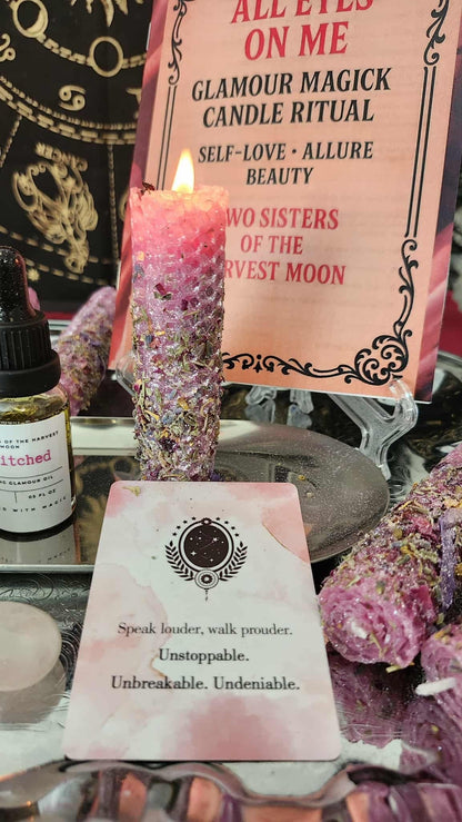 All Eyes On Me Glamour Ritual Kit for Radiance &amp; Confidence - Crafted for Attention, Allure and Romantic Power