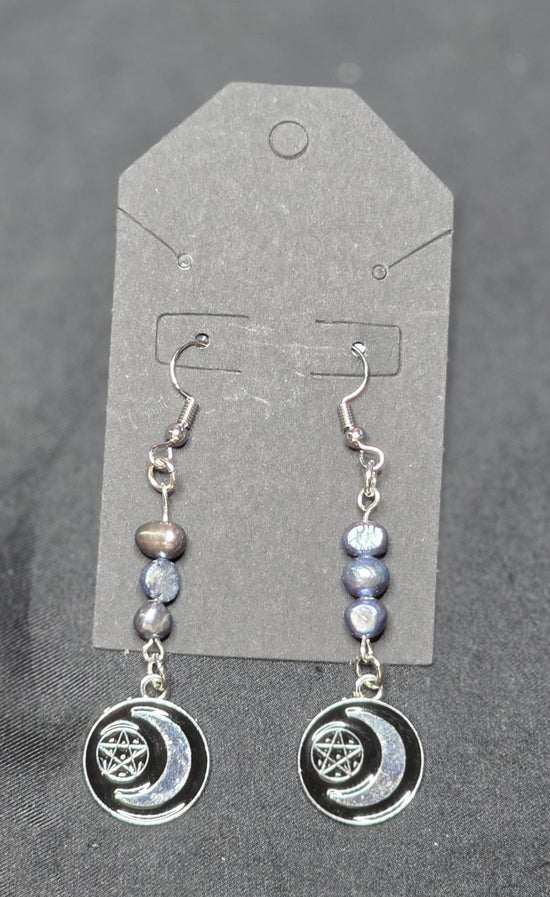 Mystical Earrings with Crystals