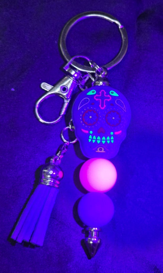 Sugar Skull Keychain