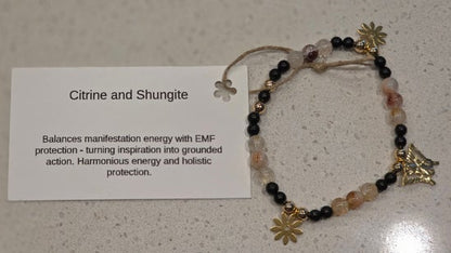 Citrine/ Shungite