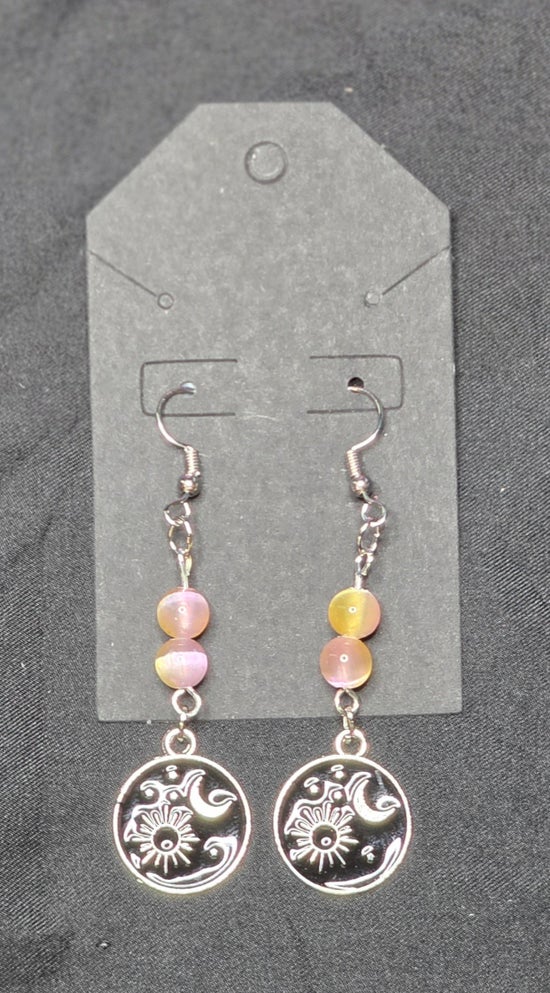 Mystical Earrings with Crystals