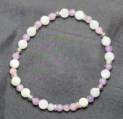 Lepidolite/ White Moonstone